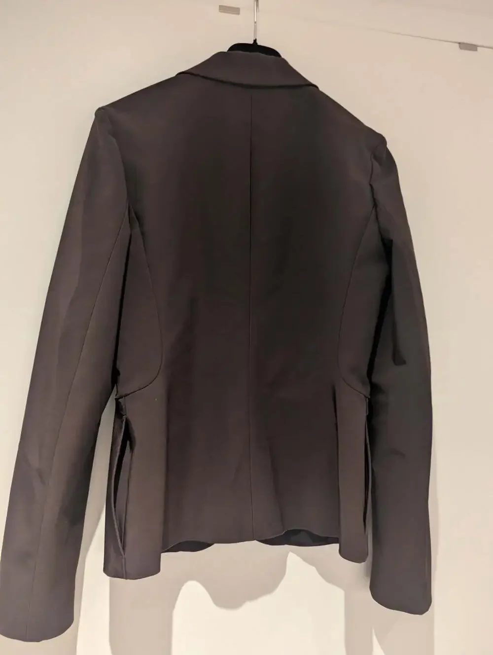 Prada Women's Brown Technical Fabric Blazer Jacket Size 40 - Picture 12 of 14